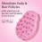 Rizos Curls Scalp Massage Brush, Remove Buildup, Stimulate Scalp Supporting Hair Health & Growth, Remove Dandruff Soothing Scalp, Comfortable Hold, Pink
