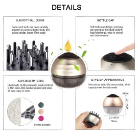 Oradrem Scalp Applicator Comb for Hair Scalp Treatment, Scalp Treatment Applicator Brush Thinning Hair and Hair Loss Apply to Various Brands Hair Groth Serum Oil (Gold)