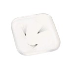 6Pcs Silicone Easy Fan Volume Lash Pads Blooming Lash Pallet Patches Square Eyelash Fan Holder Eyelash Extension Supplies for Easy Fan Volume Lashes Makeup Tools, Clear