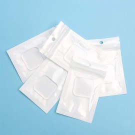 6Pcs Silicone Easy Fan Volume Lash Pads Blooming Lash Pallet Patches Square Eyelash Fan Holder Eyelash Extension Supplies for Easy Fan Volume Lashes Makeup Tools, Clear