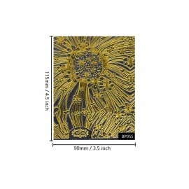 Nail Art Stickers, 8 Sheets 3D Nail Art Decals Adhesive Foils Laser DIY Bronzing Gold Flowers Floral Nail Stickers for Acrylic Nails Women Nail Art Decoration Decals with 1Pcs Antistatic Tweezer