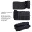Makeup Brush Bag, Travel Makeup Brush Case Makeup Brush Holder Organizer Cosmetic Bag Portable Roll Up Brush Storage Bag for Makeup Brushes and Cosmetic Essentials (Black)