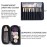 Makeup Brush Bag, Travel Makeup Brush Case Makeup Brush Holder Organizer Cosmetic Bag Portable Roll Up Brush Storage Bag for Makeup Brushes and Cosmetic Essentials (Black)