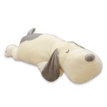 OUKEYI Sleep dog Plush Hugging Pillow, Very Soft Puppy Stuffed Animals Toy Gifts Gray 20 inch