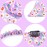 Syhood 6 Pcs Floral Bandanas for Women Girl Boho Daisy Hair Scarf Headband with Clip Chiffon Summer Cottagecore Head Kerchief(Pretty Floral Patterns)