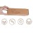 eplanita Baby Hair Brush and Comb Set for Newborns & Toddlers, Wooden with Natural Goat Bristles, for Cradle Cap and Massage, Teething Ring, Baby Registry or Baby Shower