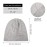 4 Pcs Satin Lined Sleep Bonnet Silk Sleep Cap Slouchy Beanie Hat Night Sleeping Head Wrap for Women Men Curly Hair(Dark Colors)