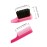 YANTAISIYU 6 Pcs Multicolored Double Sided Hair Edge Brush, Wild Boar Hair & Plastic Comb, Suitable for Bangs, Eyebrow, Women