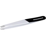 Tweezerman Stainless Steel Slant Tweezer - Eyebrow Tweezers for Women and Men (Midnight Strike)