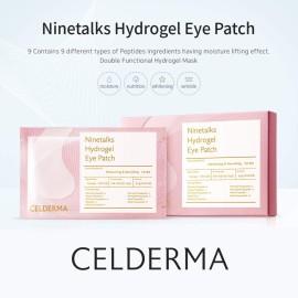 CELDERMA Season9 Ninetalks Hydrogel Eye Patch [4 pairs] Anti-aging, Firming, Cooling Undereye Mask