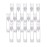 15 Pcs Clear Airless Lotion Pump Bottles Empty Cream Vacuum Bottles Cosmetic Containers Travel Press Pump Bottles For Foundations,serums,and more (10ml)