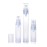 15 Pcs Clear Airless Lotion Pump Bottles Empty Cream Vacuum Bottles Cosmetic Containers Travel Press Pump Bottles For Foundations,serums,and more (10ml)
