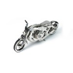 Time for Machine - Chrome Rider - Mechanical 3D Puzzle for Adults, Mechanical Model Kit for Self Assembly, Bike Model