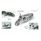 Time for Machine - Chrome Rider - Mechanical 3D Puzzle for Adults, Mechanical Model Kit for Self Assembly, Bike Model
