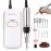 Aokitec Electric Nail Drill Portable Efile Nail File Kit for Acrylic Gel Nails Professional 35000rpm Manicure Pedicure Polishing Shape Tools for Home Salon Use, Low Heat &Low Noise
