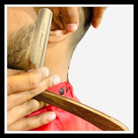 Sharpend Professional straight razor for men Handmade stainless Steel straight Razor kit Barber Razor Men Straight Razor Blade shavette straight edge razor with 10doublr edge blades