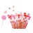 TINYMILLS 24 Pcs Valentine\'s Day Heart Multi Point Pencils - Party Favors, Goodie Bag Stuffers, Classroom Exchange, Party Supplies