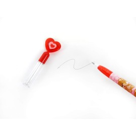 TINYMILLS 24 Pcs Valentine\'s Day Heart Multi Point Pencils - Party Favors, Goodie Bag Stuffers, Classroom Exchange, Party Supplies