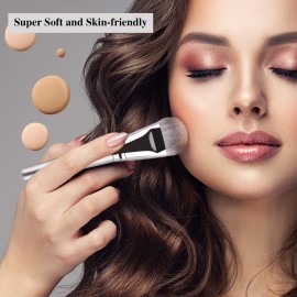 Makeup Brushes,Daubigny 16Pcs Silver Premium Synthetic Makeup Brush Set with Professional Foundation Brushes Powder Concealers Eye shadows Blush Makeup Brush for Perfect Makeup Makeup Brushes,Daubigny 16Pcs Silver Premium Synthetic Makeup Brush Set with Professional Foundation Brushes Powder Concealers Eye shadows Blush Makeup Brush for Perfect Makeup