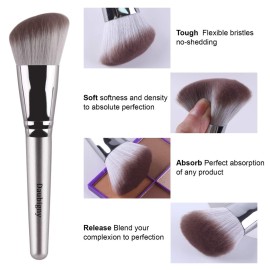 Makeup Brushes,Daubigny 16Pcs Silver Premium Synthetic Makeup Brush Set with Professional Foundation Brushes Powder Concealers Eye shadows Blush Makeup Brush for Perfect Makeup Makeup Brushes,Daubigny 16Pcs Silver Premium Synthetic Makeup Brush Set with Professional Foundation Brushes Powder Concealers Eye shadows Blush Makeup Brush for Perfect Makeup