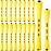 48 Pieces Hair Perm Rods 2 Sizes Plastic Cold Wave Perming Rods Hair Rollers Curlers for Hairdressing Styling(0.28 x 2.36 Inch, 0.28 x 3.27 Inch,Yellow)