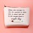 JXGZSO Good Luck Ladybug Makeup Bag With Zipper Gifts For Women When She Swoops In It\'s To Remind Us Not To Let Worries Cloud A Single Day Cosmetic Bag (Ladybug)