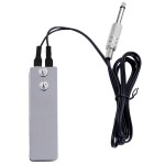 DOWEI Tattoo Foot Pedal Switch, Mini Flat Stainless Steel, Perfect for Tattoo Power Machine Guns Supplies
