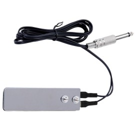 DOWEI Tattoo Foot Pedal Switch, Mini Flat Stainless Steel, Perfect for Tattoo Power Machine Guns Supplies DOWEI Tattoo Foot Pedal Switch, Mini Flat Stainless Steel, Perfect for Tattoo Power Machine Guns Supplies