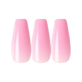 Gold Finger Full Cover Nails Press On 24 Nails Long Length