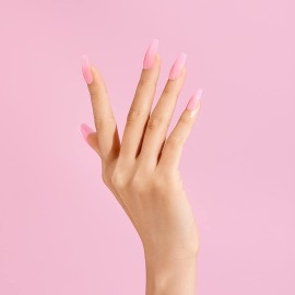 Gold Finger Full Cover Nails Press On 24 Nails Long Length