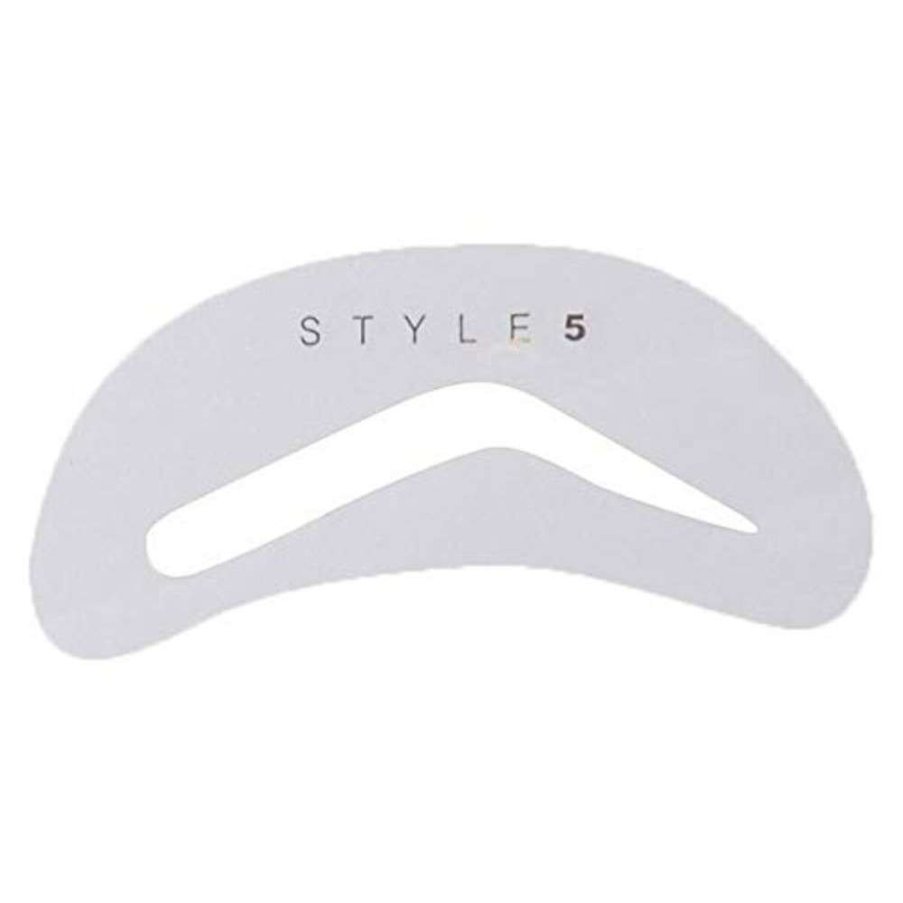 Eyebrow Stencil Ready To Use Wax Strip (Style05: Hockey Brow)