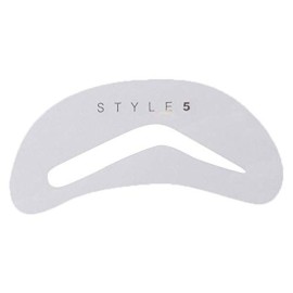 Eyebrow Stencil Ready To Use Wax Strip (Style05: Hockey Brow)