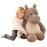 IKASA Giant Hippo Stuffed Animal,30 Jumbo Plush Toy, Soft and Cute Toys for Kids Boys Girls (Gray)