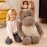 IKASA Giant Hippo Stuffed Animal,30 Jumbo Plush Toy, Soft and Cute Toys for Kids Boys Girls (Gray)