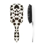 Aaiffey Cows Print Hair Brushes,Hair Detangling Brush Anti Static Massage Comb Hair Brush For All Hair Types Wavy/Curly/Thick/Long/Short/Wet And Dry Hair