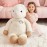 IKASA 30 Giant Sheep Stuffed Animal - Jumbo Soft Kawaii Plush Toy for Kids & Girlfriend (White)