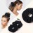 Ivyu Microfiber Hair Drying Scrunchies Towel Fiber Large Big Scrunchie for Curl Hair for Shower Wet Anti Frizz Hair Products Absorbent Fast Terry Cloth Sleep Scrunchy