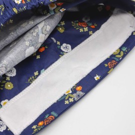 Hotme Working Cap with Buttons and Sweatband Adjustable Ribbon Tie Ponytail Hats for Women,Long Hair Head Covers Hair Caps