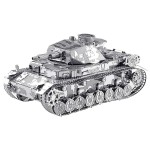 Piececool 3D Metal Puzzles for Adults, German IV Tank Metal Model Cars Kits to Build for Teens Students, DIY Military Model Kit Toys, Great Birthday Gifts, 168 Pcs