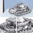 Piececool 3D Metal Puzzles for Adults, German IV Tank Metal Model Cars Kits to Build for Teens Students, DIY Military Model Kit Toys, Great Birthday Gifts, 168 Pcs