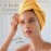 myHomeBody Hair Towel Wrap, Luxury Quick Drying Turban, Ultra Soft Absorbent Charcoal Fiber Cap, with Coconut Shell Button- Mango
