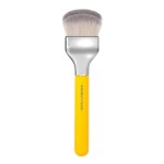 Bdellium Tools Professional Makeup Brush - Studio Series 972 Large Rounded Double Dome Blender - With Soft Synthetic Fibers, For Foundation Application & Blending (Yellow, 1pc)