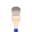 Bdellium Tools Professional Makeup Brush - Golden Triangle 952 Small Rounded Double Dome Blender - With All Vegan and Soft Synthetic Fibers, For Application & Blending (Blue, 1pc)