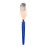 Bdellium Tools Professional Makeup Brush - Golden Triangle 952 Small Rounded Double Dome Blender - With All Vegan and Soft Synthetic Fibers, For Application & Blending (Blue, 1pc)
