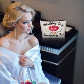 Floral Wedding Emergency Kit for Bride Wedding Survival Set with Makeup Bag, Bridal Shower Kit Gift Present Fun Engagement Present for Bride Emergency Supplies(Classic Series) Floral Wedding Emergency Kit for Bride Wedding Survival Set with Makeup Bag, Bridal Shower Kit Gift Present Fun Engagement Present for Bride Emergency Supplies(Classic Series)