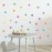ROFARSO 120 Decals 2.2\'\' Colorful Dots Wall Decals Watercolor Wall Stickers DIY Decoration for Kids Baby Boys Girls Teens Removable Home Decor for Nursery Bedroom Living Room Playing Room