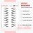 Brows by Bossy Studio & Co Temporary Eyebrow Tattoos Waterproof Eyebrow Stickers, False Tattoos Hair Like Peel Off Instant Transfer Brow curved medium brown