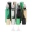 JIUWU 8pcs 10ml 1/3 Oz Essential Oils Stainless Steel Roller-on Ball Bottles Black Refillable Perfume Organic Beauty Vials with 2pcs Droppers + 1 Tool (4 Colors)