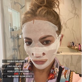 JLO BEAUTY That Limitless Glow Face Mask | Visibly Tightens, Lifts, Hydrates, Plumps, & Brightens For Glowy Skin, Infused With JLo Glow Serum | 1 Pack JLO BEAUTY That Limitless Glow Face Mask | Visibly Tightens, Lifts, Hydrates, Plumps, & Brightens For Glowy Skin, Infused With JLo Glow Serum | 1 Pack