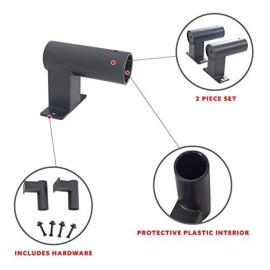 Sunny Health & Fitness Bar Holder Attachment for Power Racks and Cages - SF-XFA003 Black Sunny Health & Fitness Bar Holder Attachment for Power Racks and Cages - SF-XFA003 Black